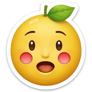 Un emoji qui pleure et qui sourit sticker
