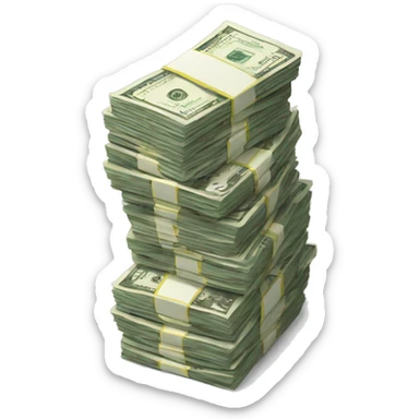 money stack sticker