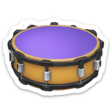tambourine sticker