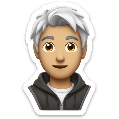 His name is Zev. Wolf by default sticker