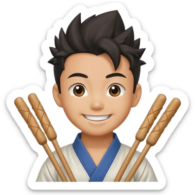 songoku drummer sticker
