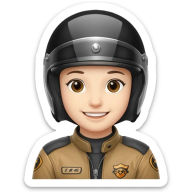 First motorcycle season sticker