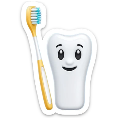 toothbrush sticker