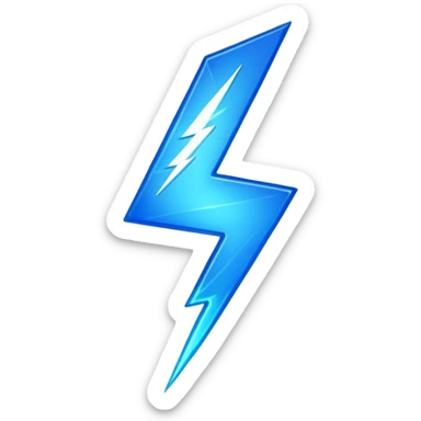 lightning bolt  sticker