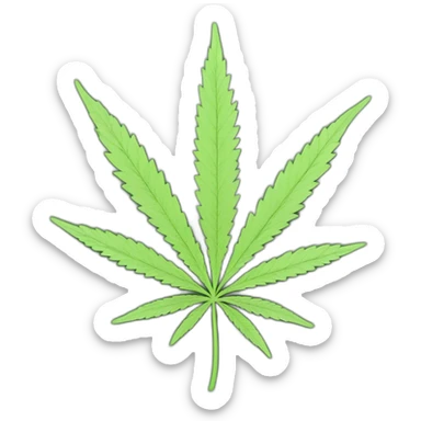 marijuana sticker