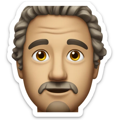 Portrait of Diego Brando  sticker