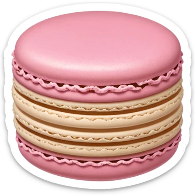 classic French macaroon sticker