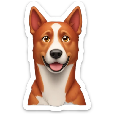 red dog laika sticker