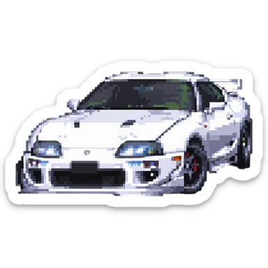 Toyota Supra 1980s sticker