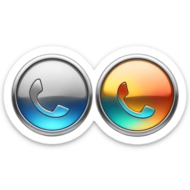 language selection logo sticker