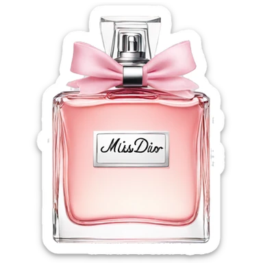 Miss dior perfume sticker