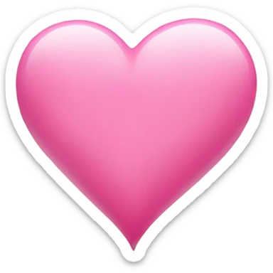 Pink heart  sticker