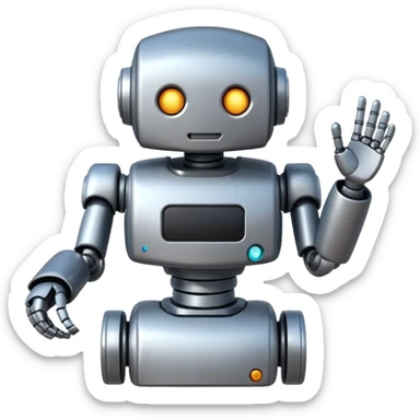 pricetag on robot sticker