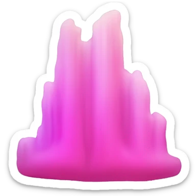 Pink Northern Lights sticker