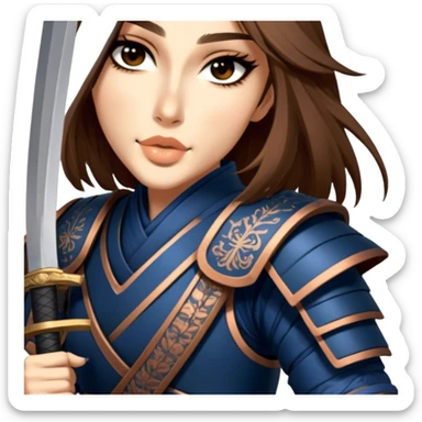 Vigilant Samurai sticker