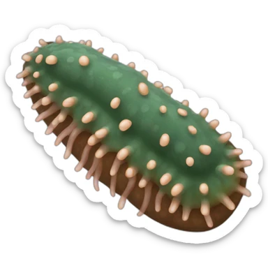 Sea cucumber sticker