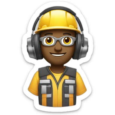 DJ civil Engineer sticker