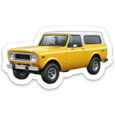 International harvester scout sticker