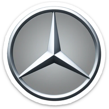 Mercedes benz logo sticker
