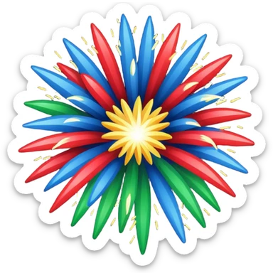 firework burst sticker