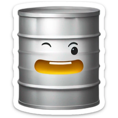oil barrel sticker