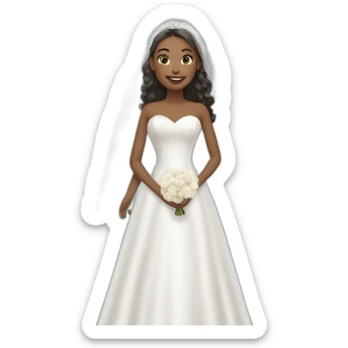 Bride sticker