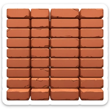A truckload of bricks sticker