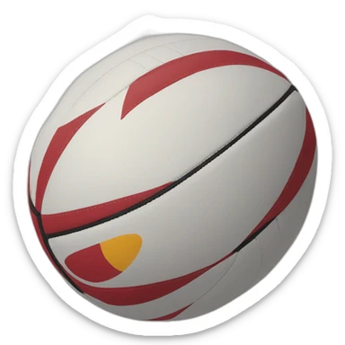 Ballon de rugby sticker