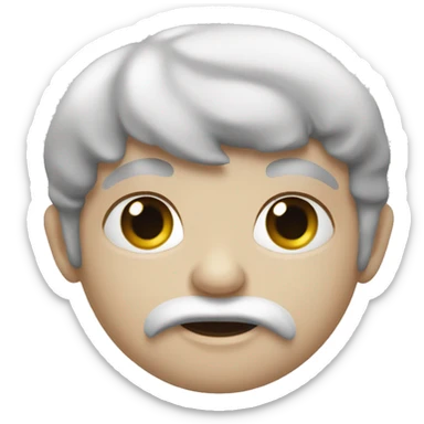 Lippe zusammen kneifen  sticker