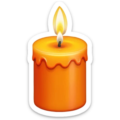diwali candle sticker