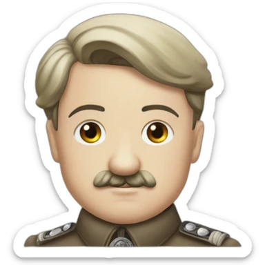 Adolf Hitler history sticker