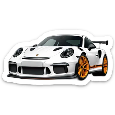 Porche gt3rs  sticker