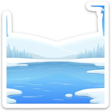 Frozen sticker