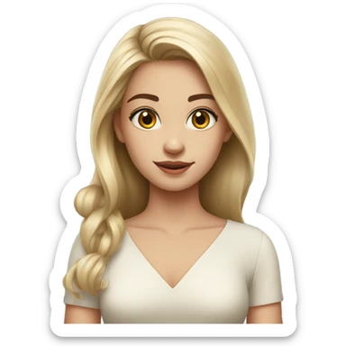 Beauty girl  sticker