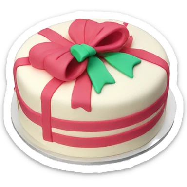 Bow cake  sticker