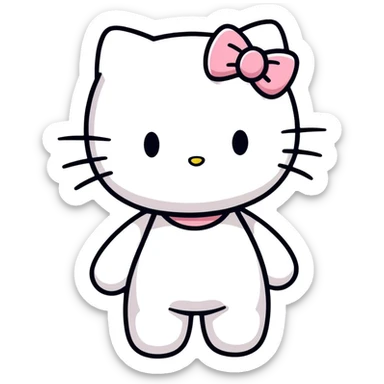 hello kitty emotions  sticker