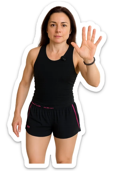 Donna senza cellulite grazie alla sua infiammazione sistemica bassa sticker