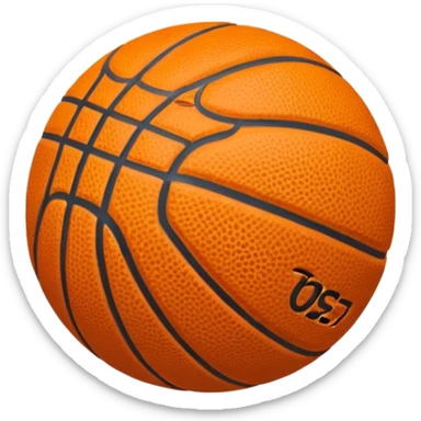 Basketball sticker
