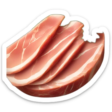 spanish iberico ham sticker