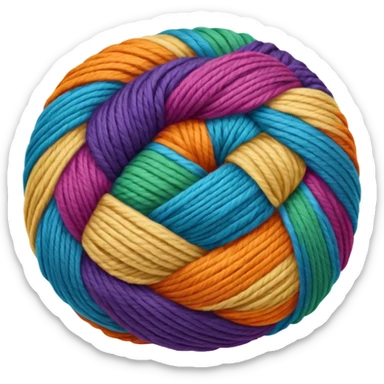 ball of yarn sticker