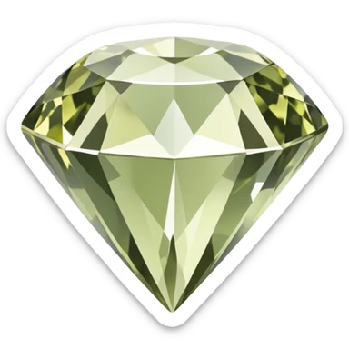 pastel olive diamond sticker