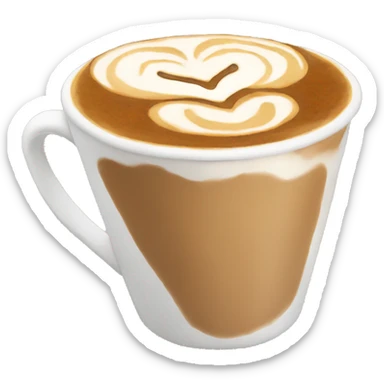 Autumn latte sticker