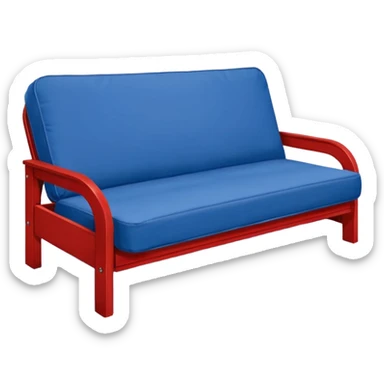 futon beds with Montréal Hockey drr sticker