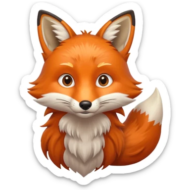 photographer  fox sticker