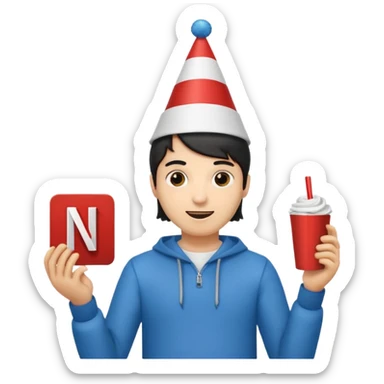 silly netflix sticker