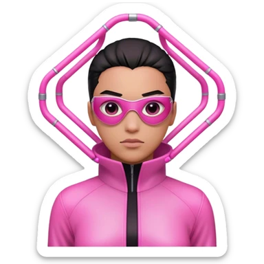 Neo, matrix pink sticker