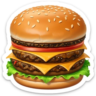 burger leftover sticker