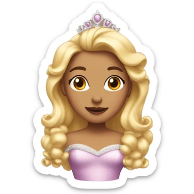 Coquette princess sticker