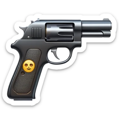 Emogie de arma sticker