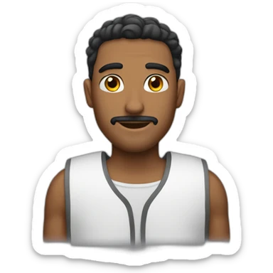 Guy with dishdasha sticker